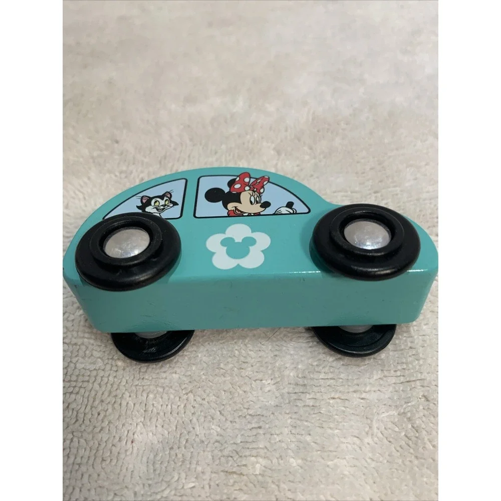 Melissa &Doug Disney Wooden‎ Car Minnie Mouse Blue Vehicle Replacement Toy